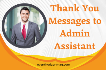 Thank You Messages to Admin Assistant