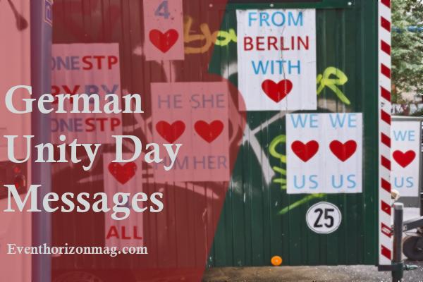 German Unity Day Messages