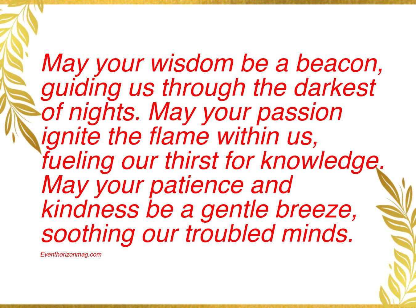 Happy Wishes And Greetings For Teachers
