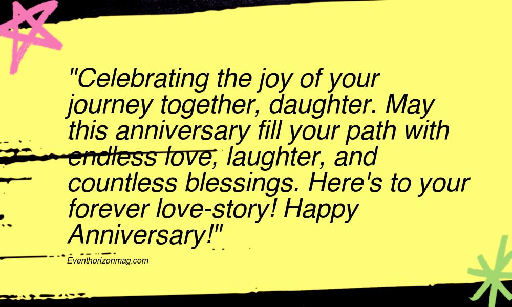 Best Anniversary Wishes For Daughter