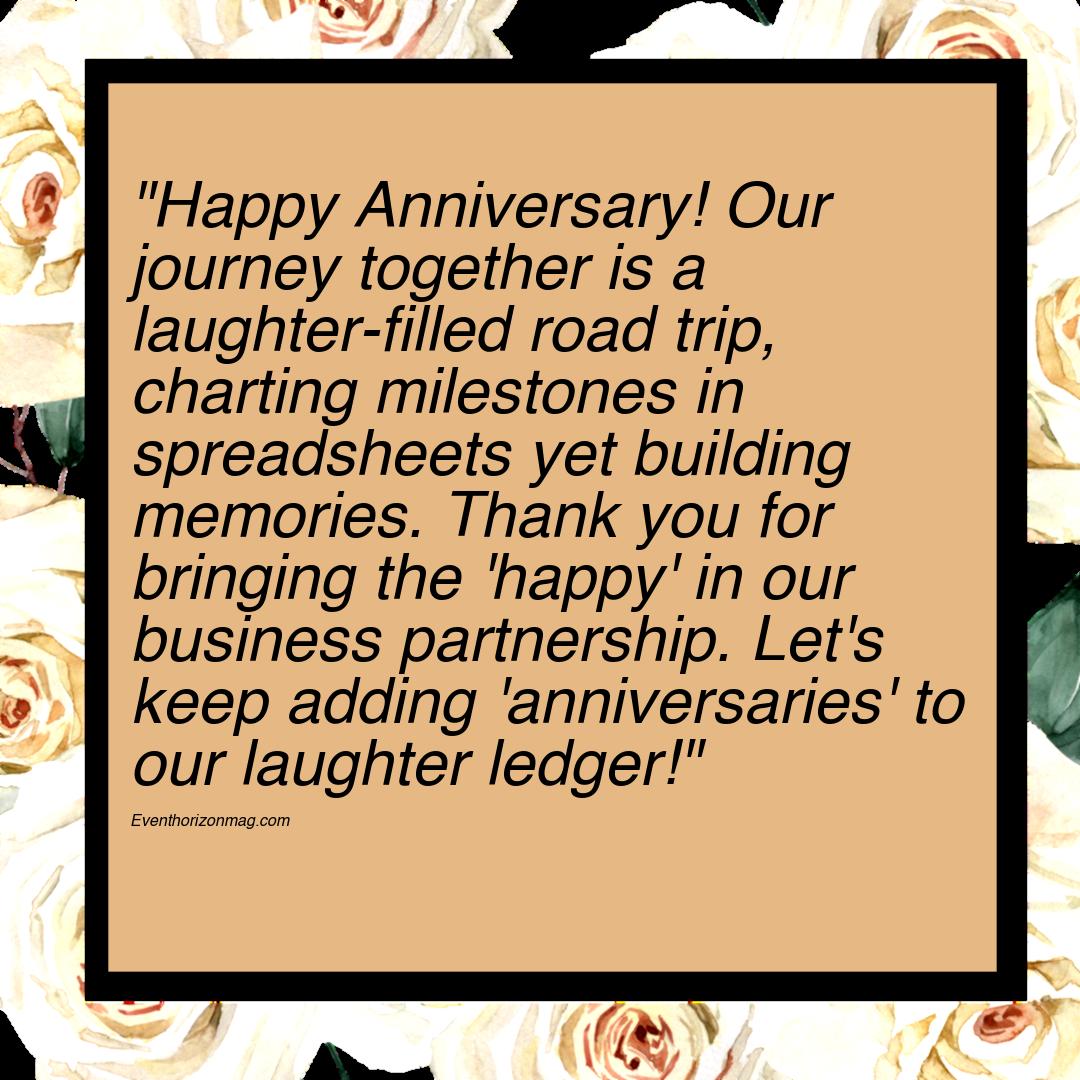 Funny Happy Anniversary Messages For Client
