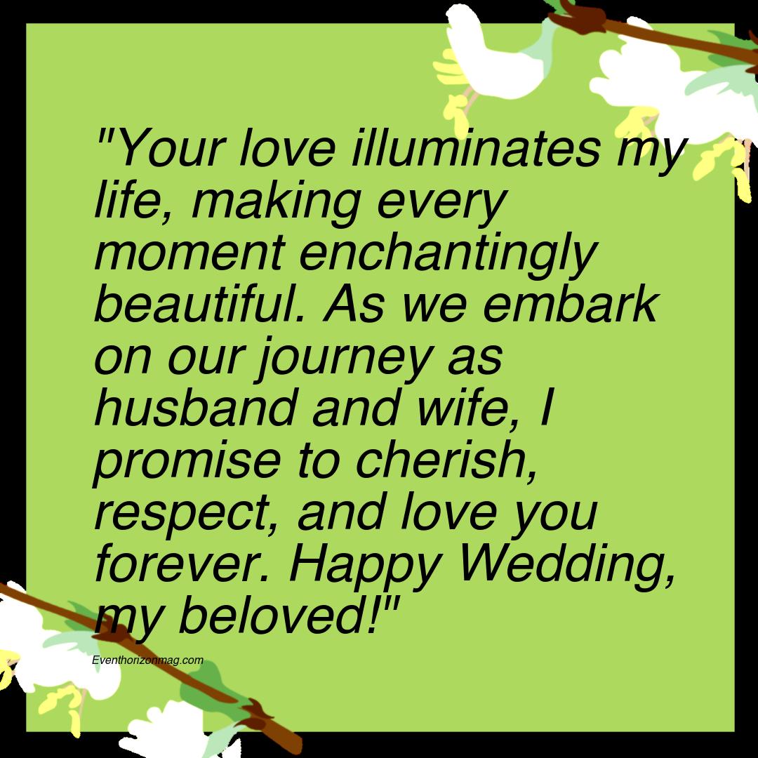 Happy Wedding Messages for Wife