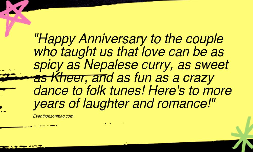 Humorous Happy Anniversary Messages For Nepali