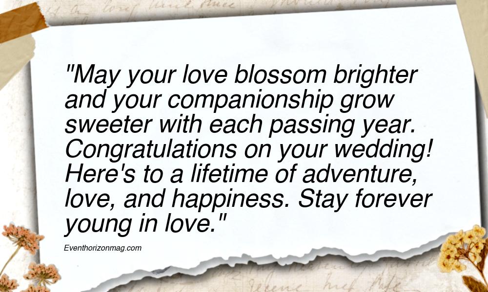 Inspirational Wedding Wishes for Newly Married Couple