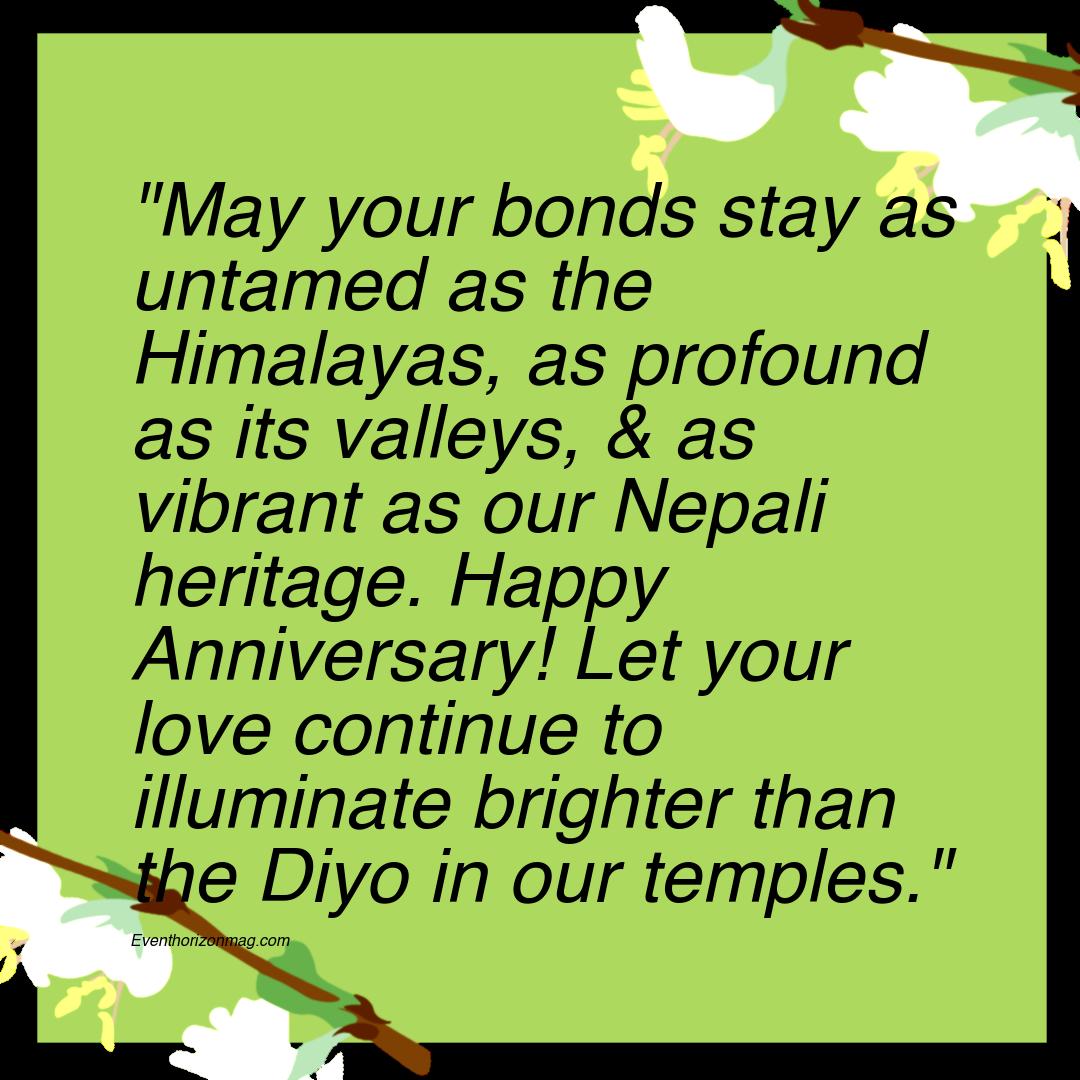 Meaningful Anniversary Messages For Nepali