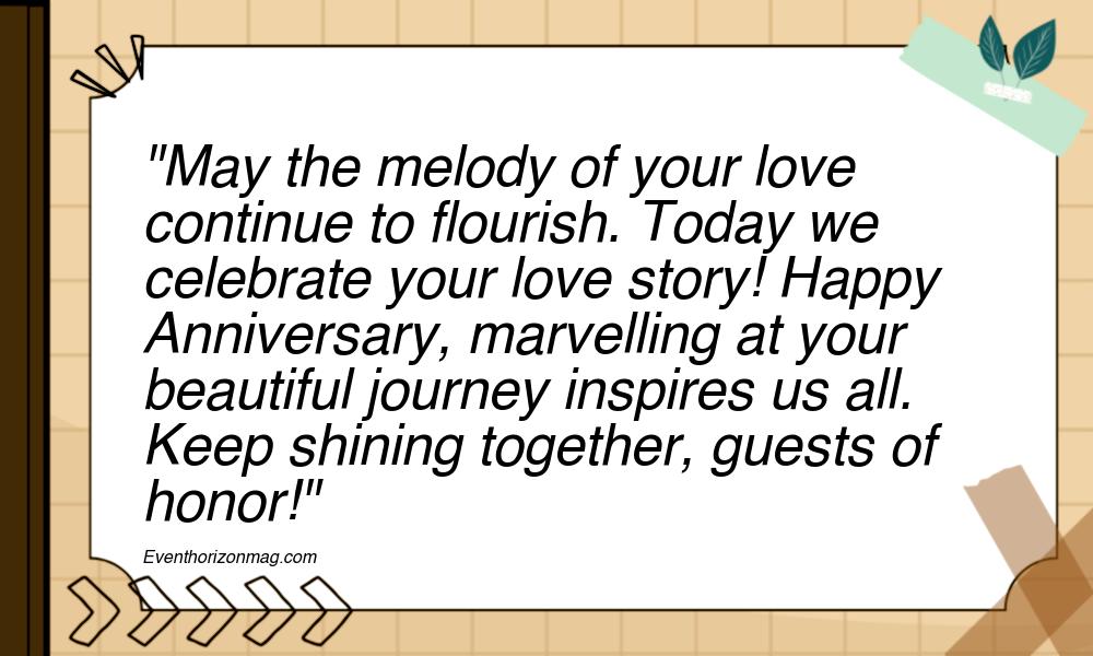 Romantic Happy Anniversary Messages For Guest