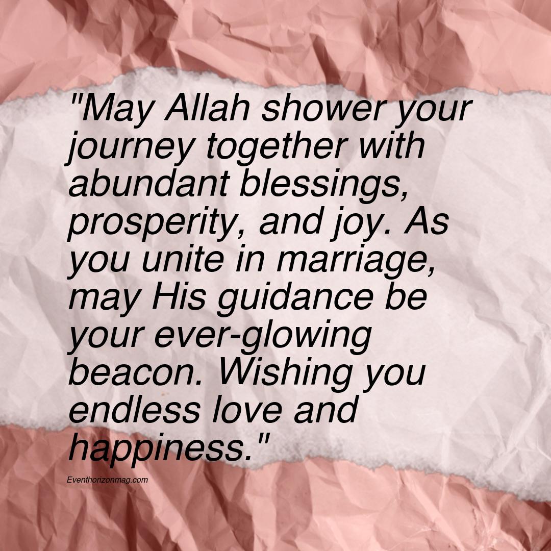 Wedding Wishes for Muslim Couple