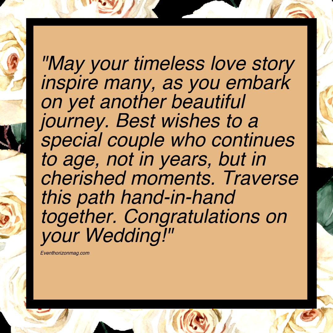 Wedding Wishes for Older Couple