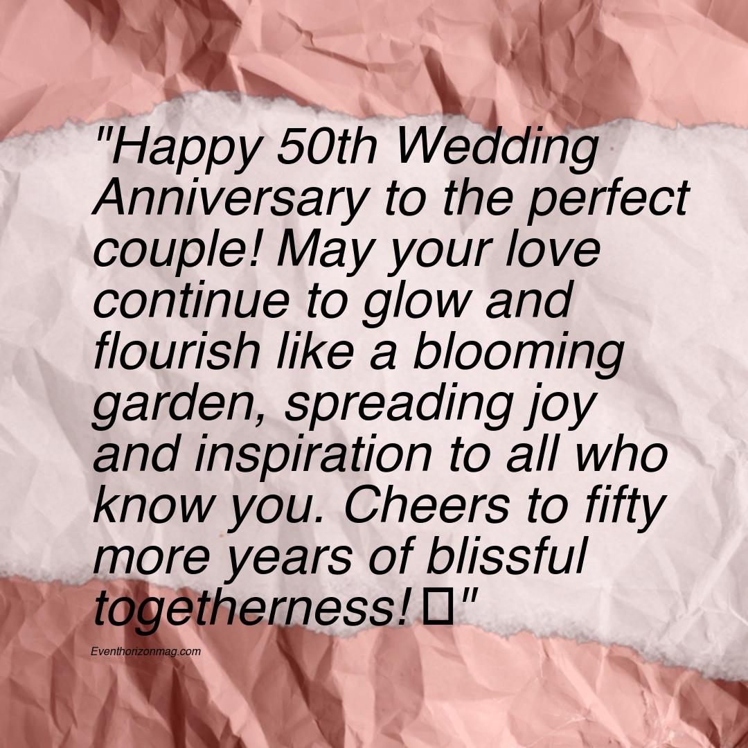 50th Wedding Anniversary Wishes for Jiju