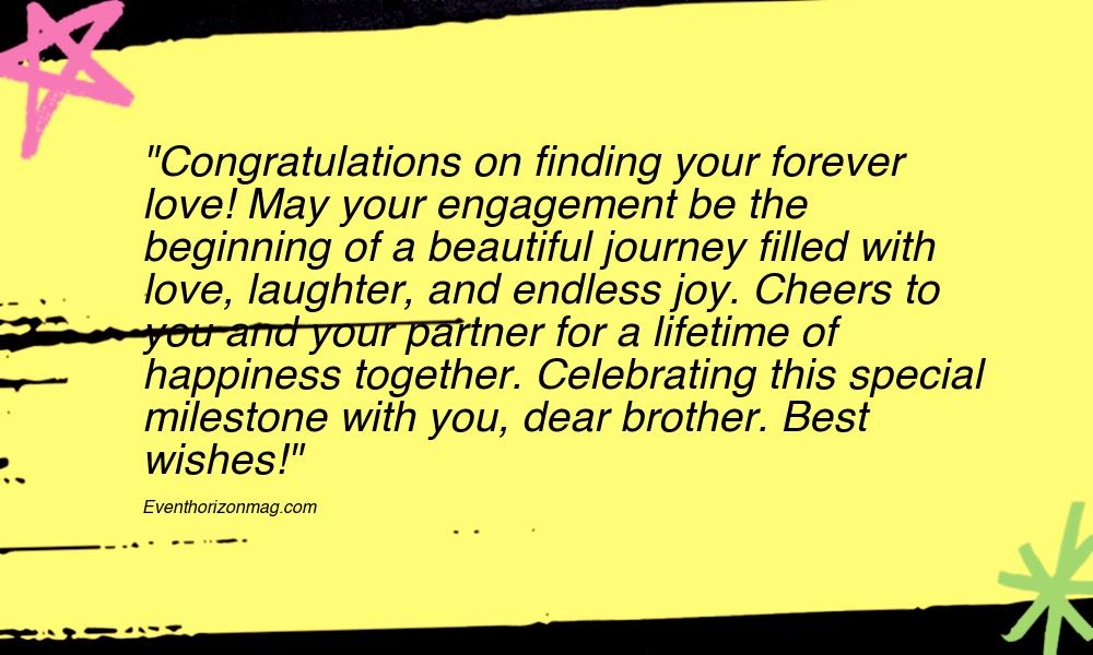 Congratulatory Messages For Brother Engagement