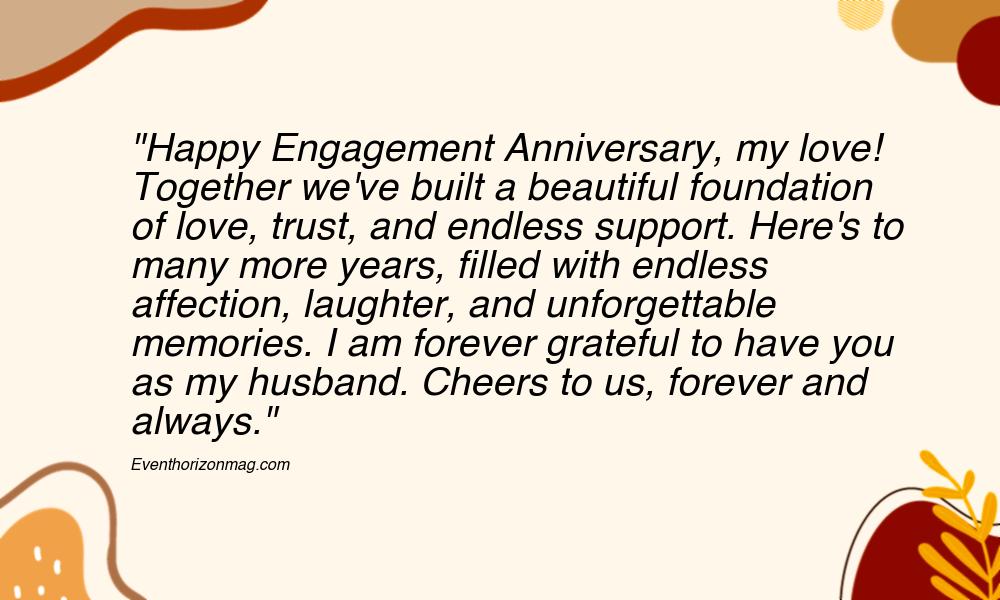 Engagement Anniversary Status for Whatsapp for Husband