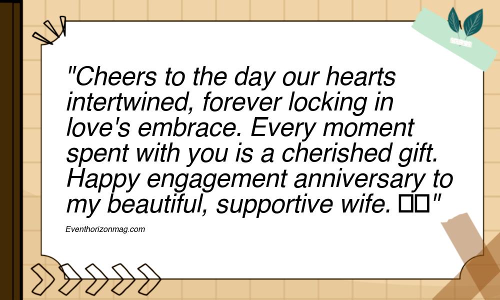 Engagement Anniversary Status for Whatsapp for Wife