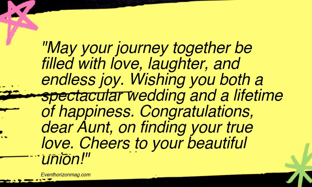 Happy Wedding Messages for Aunt