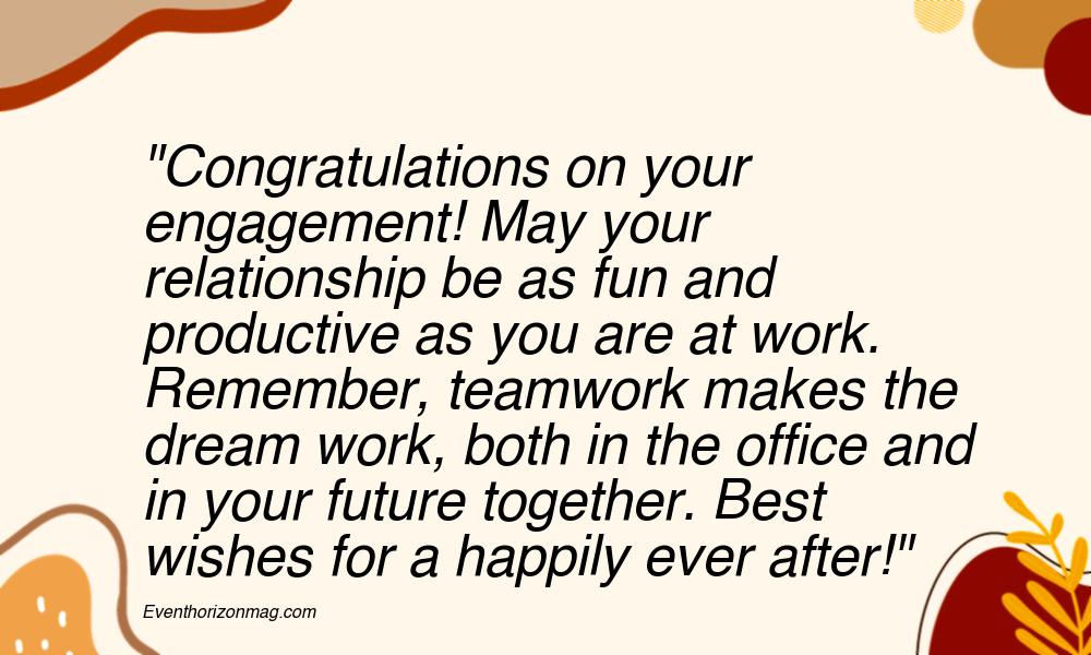 Engagement Wishes for Employee Funny