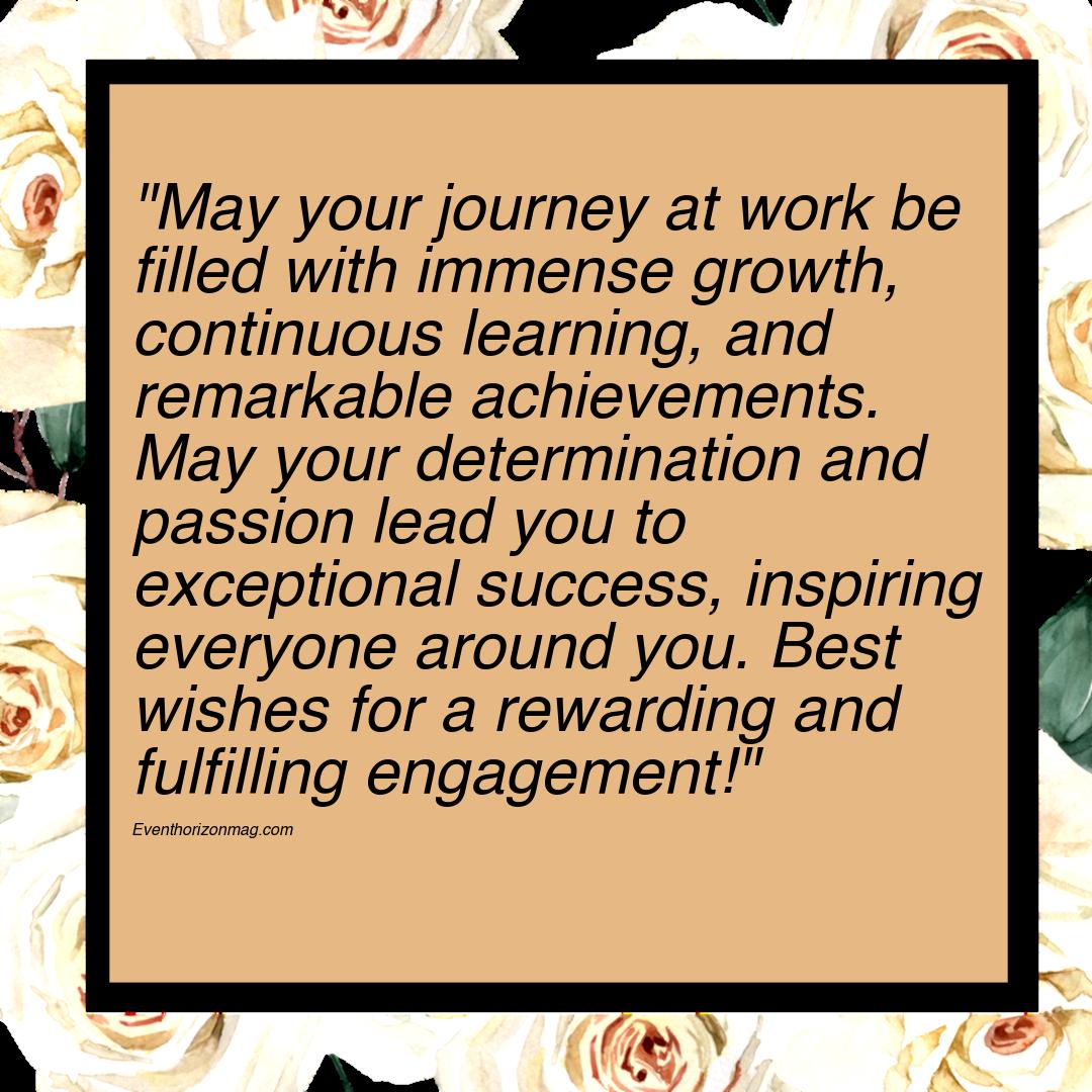Inspirational Engagement Wishes for Employee